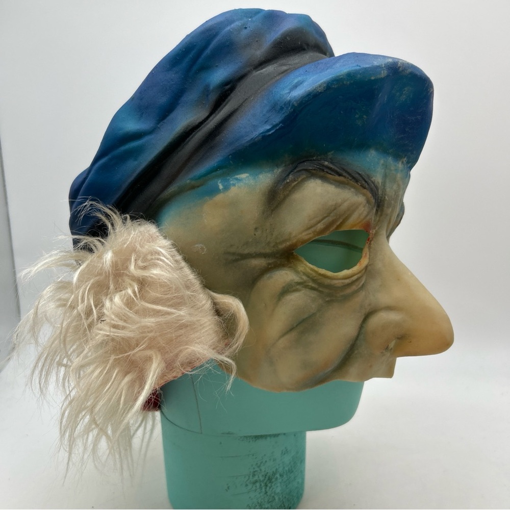 Vtg Ben Cooper Sea Captain Old Man #132 halloween Mask Rubber RARE Artist Taiwan